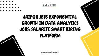 Jaipur Sees Exponential Growth in Data Analytics Jobs Salarite Smart Hiring Platform