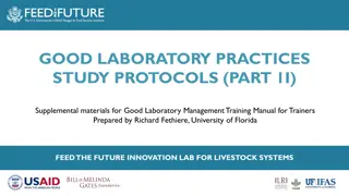 Good Laboratory Practices Study Protocols for Effective Research Management