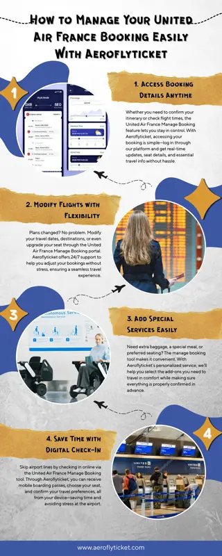Effortless Travel with United Air France Manage Booking