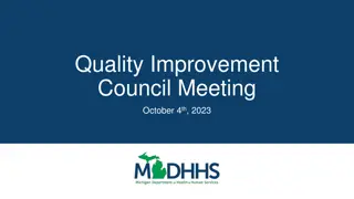 Quality Improvement Council Meeting