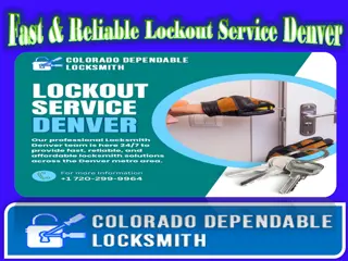 Fast & Reliable Lockout Service Denver