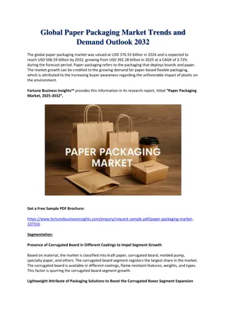 Paper Packaging Market Size, Share & Forecast Analysis to 2032