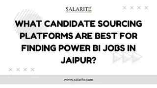 What candidate sourcing platforms are best for finding Power BI jobs in Jaipur