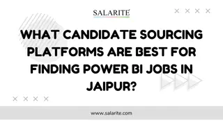 What candidate sourcing platforms are best for finding Power BI jobs in Jaipur