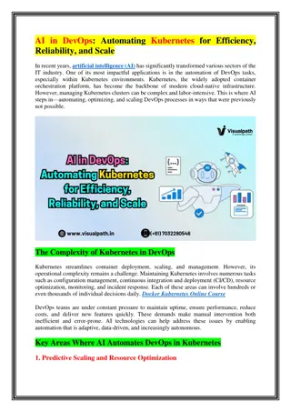 The Kubernetes Course Online – Docker Kubernetes Training in Chennai