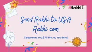 Rakhi to USA from India