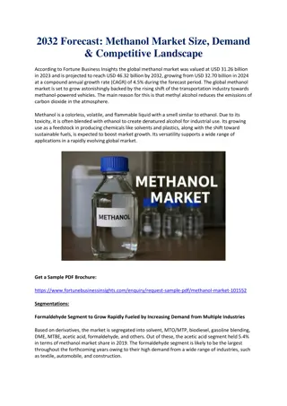Methanol Market Size, Share & Growth Analysis Report 2032