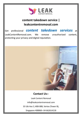 content takedown service  leakcontentremoval