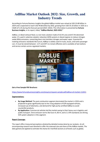 AdBlue Market Size, Share & Industry Analysis Forecast to 2032