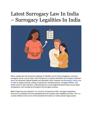 Surrogacy Law in India | World Fertility Services