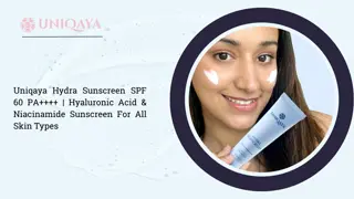 Light Niacinamide Sunscreen with SPF 60 PA     for Daily Sun Protection
