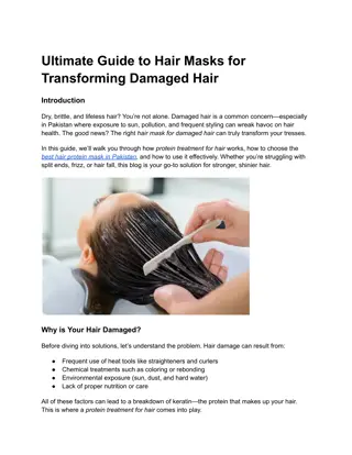 Ultimate Guide to Hair Masks for Transforming Damaged Hair