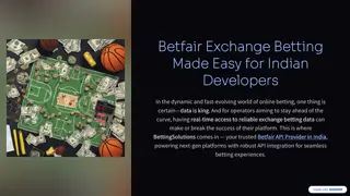 Betfair Exchange Betting API Provider in India