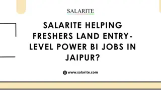 Salarite helping freshers land entry-level Power BI jobs in Jaipur