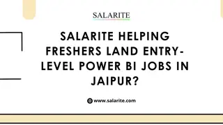 Salarite helping freshers land entry-level Power BI jobs in Jaipur