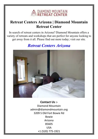 Retreat Centers Arizona | Diamond Mountain Retreat Center