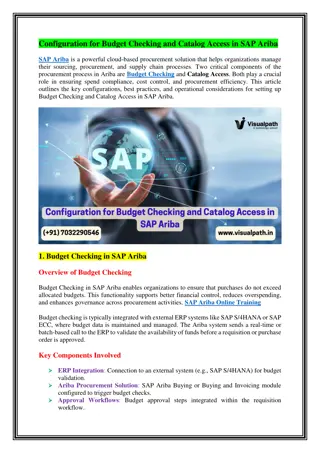 Best SAP Ariba Online Course – Top SAP Ariba Training Institutes