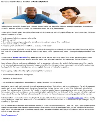 Fast Cash Loans Online Contact Nueva Cash for Assistance Right Now!