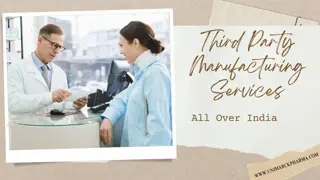 Third Party Manufacturing For Tablets - Contact Us today