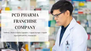 WHO GMP Certified PCD Pharma Franchise Company in India