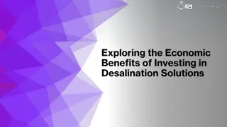 Exploring the Economic Benefits of Investing in Desalination Solutions