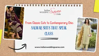 From Classic Cuts to Contemporary Chic Salwar Suits That Speak Class