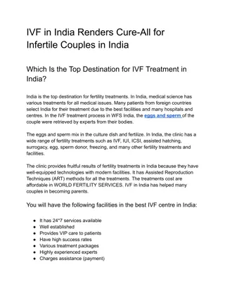 IVF in India Renders Cure-All for Infertile Couples in India