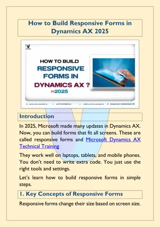 Online Microsoft Dynamics AX Technical Training Course