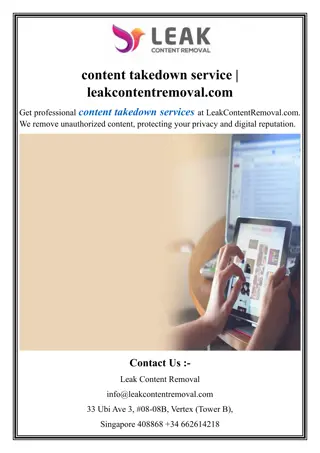 content takedown service  leakcontentremoval