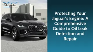 From Valve Covers to Gaskets Comprehensive Jaguar Oil Leak Detection and Repair Guide