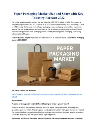 Paper Packaging Market Size, Share, and Industry Analysis Forecast to 2032