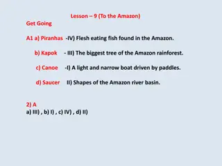 Explore the Amazon: Wildlife, Adventure, and Vocabulary Junction