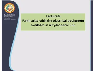 Exploring Electrical Equipment in Hydroponic Setup