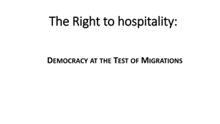 The Right to Hospitality: Democracy and Migration Challenges