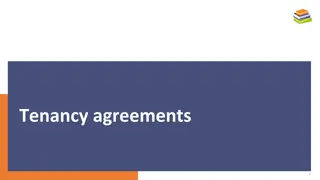 Tenancy Agreements and Creation without Written Contract