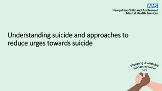 Understanding Suicide and Suicidal Behavior