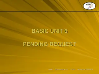 Dispatch Process Overview
