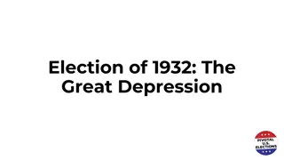 Election of 1932 and the Great Depression