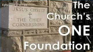 The Church's Foundation in Ephesians