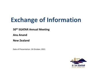 Understanding Exchange of Information at SGATAR Annual Meeting
