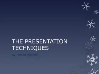Mastering Presentation Techniques