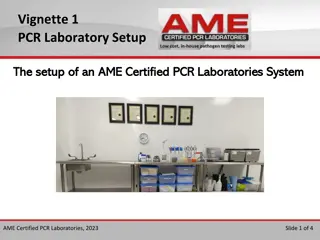 AME Certified PCR Lab Setup