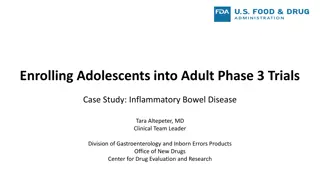 Innovative Approach for Pediatric IBD Trials