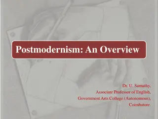 Postmodernism: A Comprehensive Overview