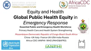Global Public Health Equity in Emergency Response