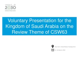 Empowering Women in Saudi Arabia: Progress and Policies