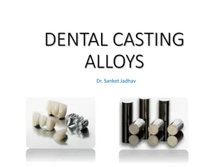 Understanding Dental Casting Alloys