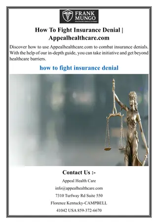 How To Fight Insurance Denial  Appealhealthcare