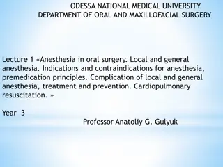 Understanding Local Anesthesia in Oral Surgery