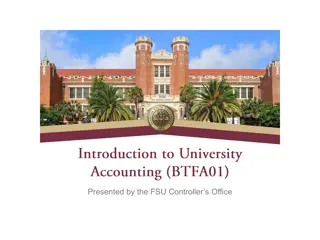 Understanding University Accounting at FSU